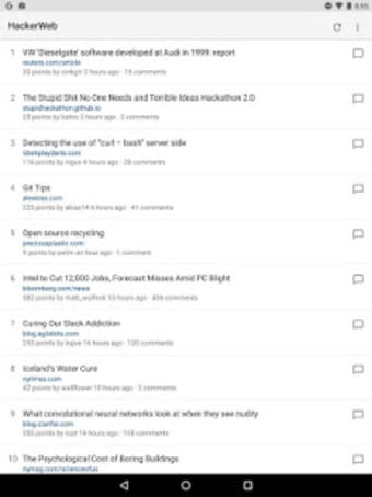 HackerWeb - Hacker News client2