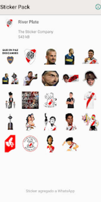 River Plate Champion Stickers for WhatsApp1