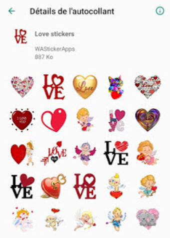 stickers Love and heart-WAStickerApps0