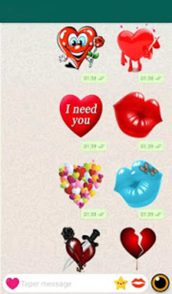 stickers Love and heart-WAStickerApps3