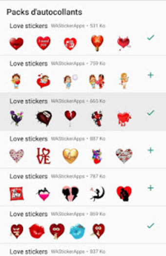 stickers Love and heart-WAStickerApps2