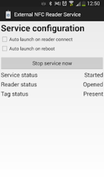 External NFC Reader Service0
