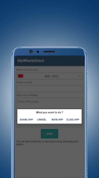 WhatsDirect - Direct Messsage without save Contact0