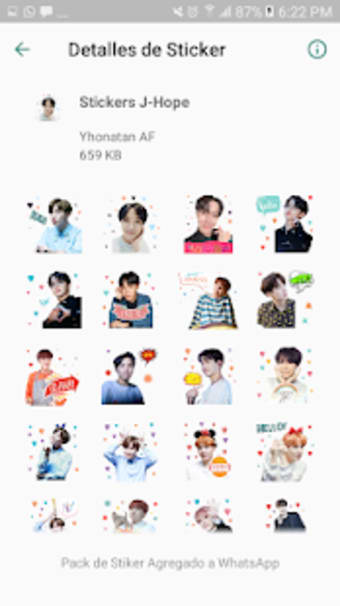 BTS Stickers KPop para Whatsapp3