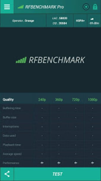 RFBENCHMARK PRO SPEED TEST INTERNET QoS DRIVETEST3