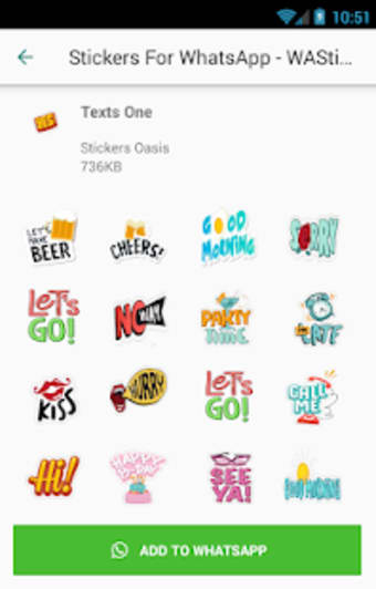 Adult Text Stickers For WAStickerApps3