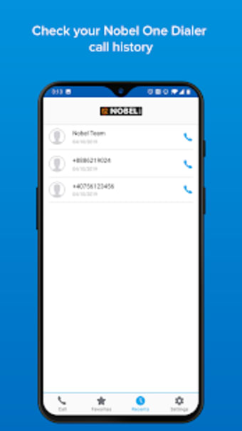 Nobel One Dialer3