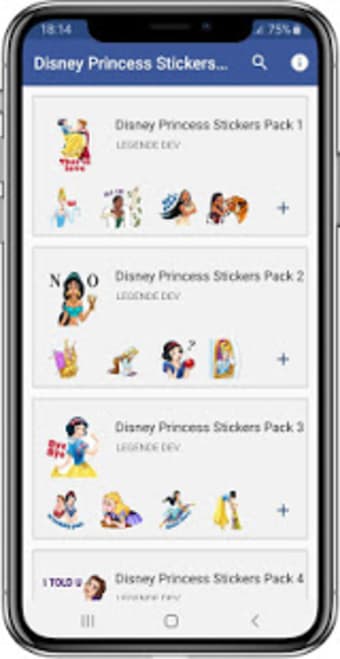 Princess Stickers for Whatsapp - WAStickerApps2