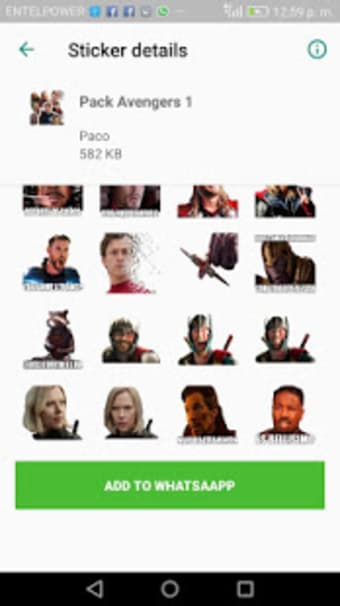 AvengerStickers WAStickerApps Momazos Memes2