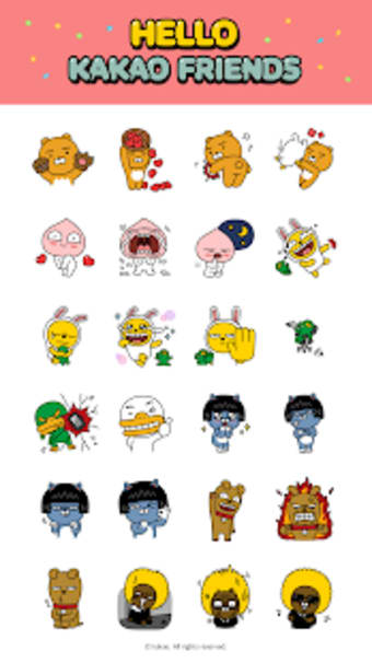 Hello KakaoFriends WAStickers1