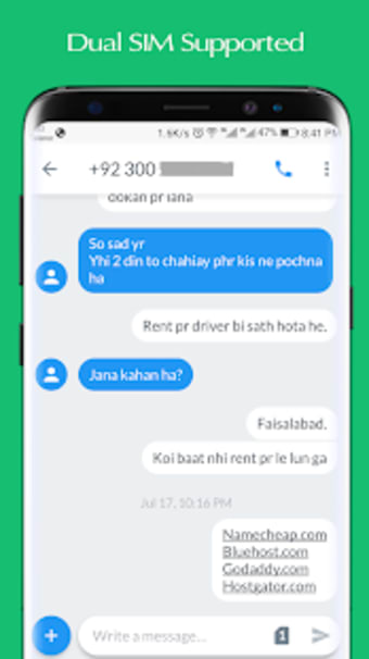 SMS Dual - Android Messaging App2