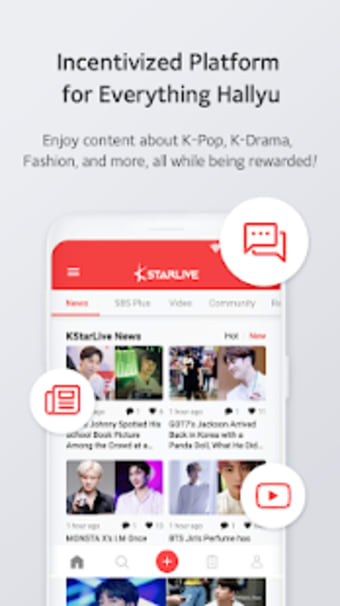 KStarLive -  K-Pop K-Drama Hallyu Community3