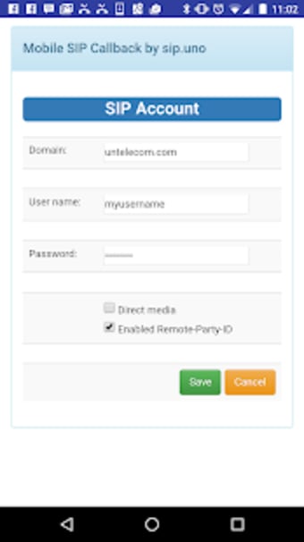 SIP Mobile Callback & CallerID1