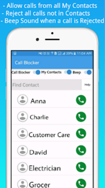 Call Blocker - Available for known Block Unknowns.0