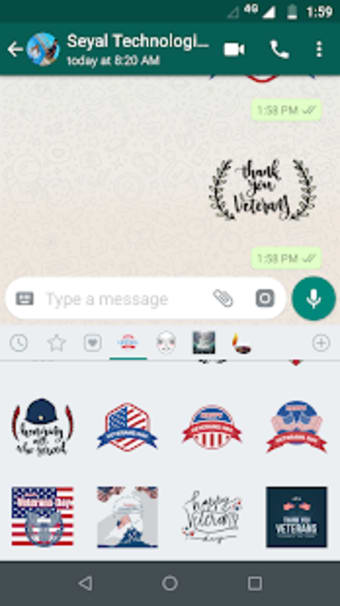 Veterans Day Stickers for WhatsApp0