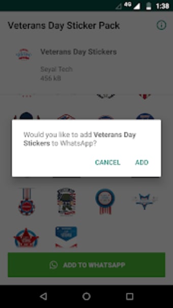 Veterans Day Stickers for WhatsApp2