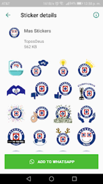 Stickers Cruz Azul2