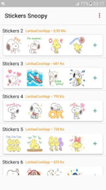 Stickers For Snooopy -WAStickerApps0