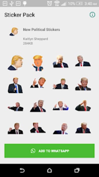 Dump Trump Stickers For Whatsapp0