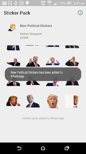 Dump Trump Stickers For Whatsapp1