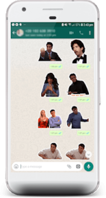 Friends TV Show Stickers for WhatsApp1