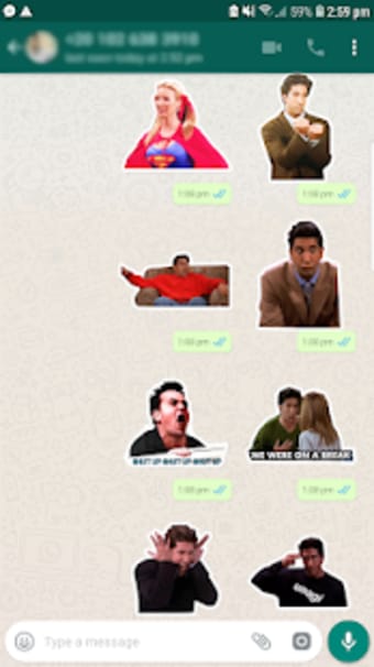 Friends TV Show Stickers for WhatsApp3