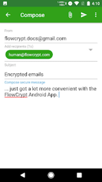 FlowCrypt: Encrypted Email with PGP1