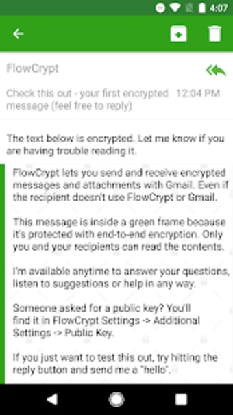 FlowCrypt: Encrypted Email with PGP2