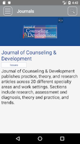 Journal of Counseling & Development1