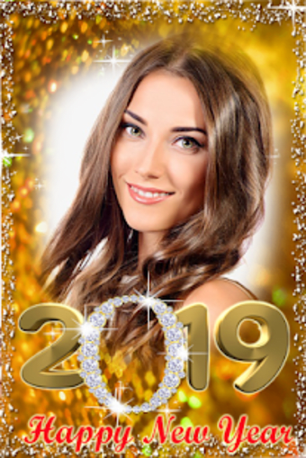 New year photo frame 20190