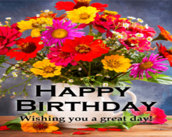 happy birthday flowers images gif3