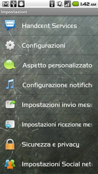 Handcent SMS Italian Language0