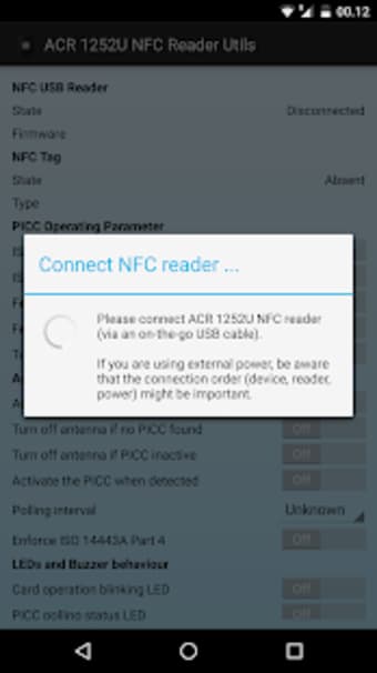 ACR 1252 USB NFC Reader Utils0