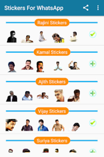 Tamil Stickers - Actors (WAStickerApp)1