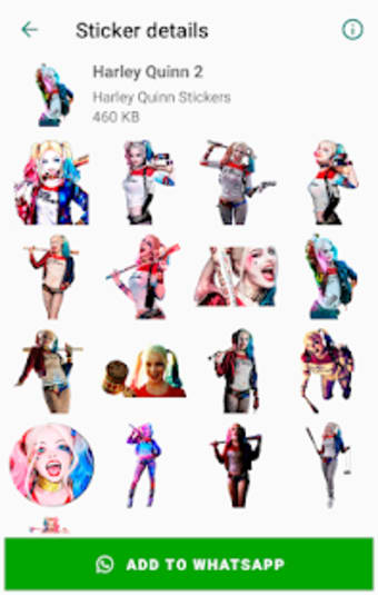 Harley Quinn Stickers for WhatsApp - WAStickerApps2