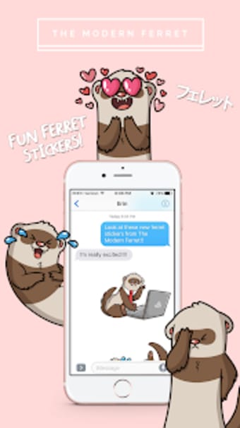 Ferret Stickers by The Modern Ferret0