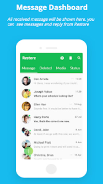 Restore : Recover Deleted messages & Status saver1