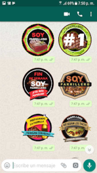 Carnita Asada Stickers1