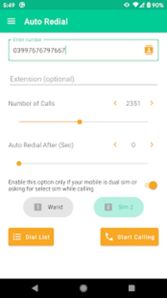 Auto Redial Call | Fast Call ReDialer3