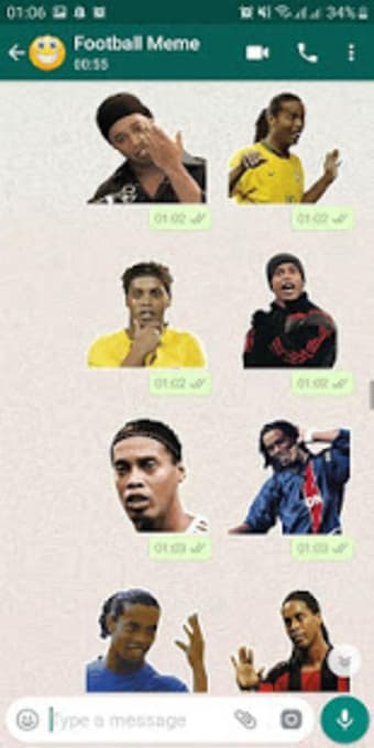 Funny Football Meme Sticker for Whatsapp0