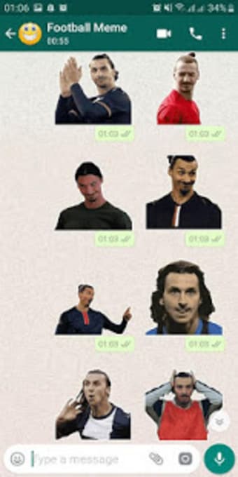 Funny Football Meme Sticker for Whatsapp1