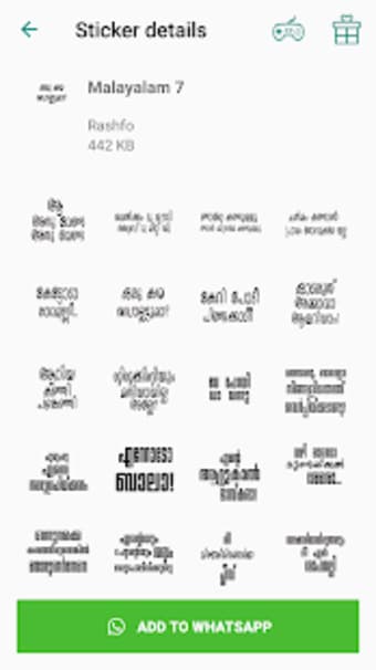 Malayalam sticker for WhatsApp (WAStickerApps)0