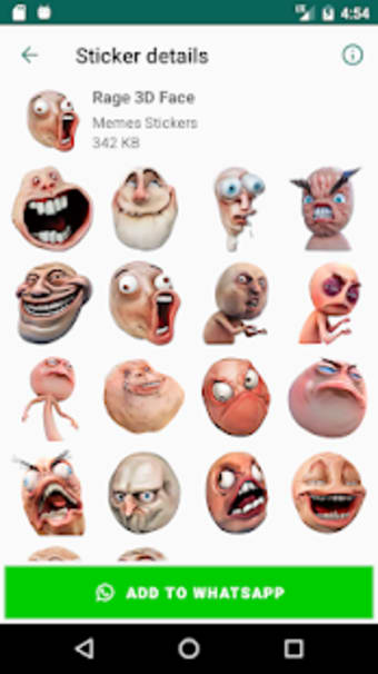 Troll Face Memes Stickers pack for WhatsApp0