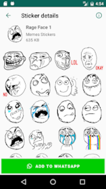 Troll Face Memes Stickers pack for WhatsApp1