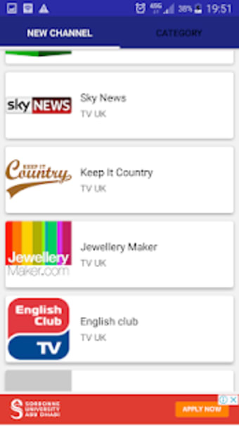 UK Live TV : Online channels1