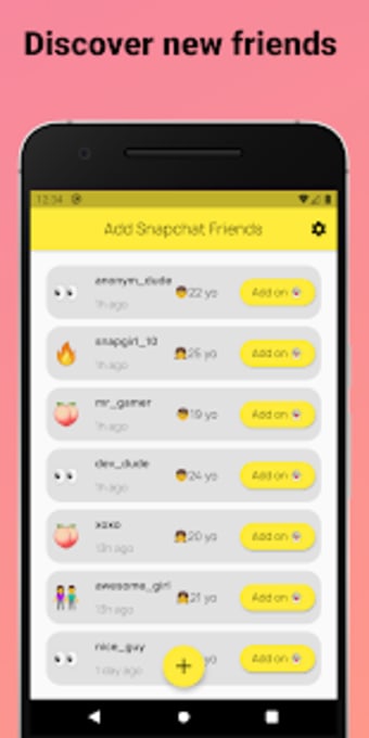 SnapAdd - Find new Friends0