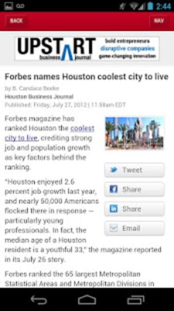 The Houston Business Journal0