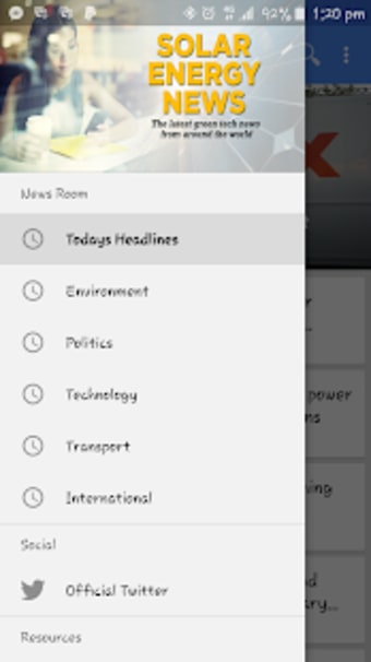 Solar Energy News App - ASQ0