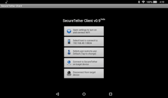 SecureTether Client - Android WiFi tethering0