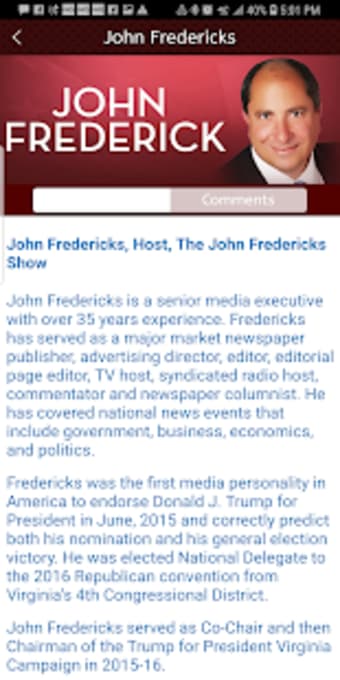 John Fredericks Radio Show0